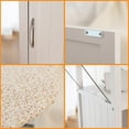 thumbnail image 5 of MIDOQIN Ironing Board with Storage Cabinet, Wood Foldable Ironing Storage Station,  Ironing Board Cabinet for Home, Apartment Small Spaces, 5 of 9