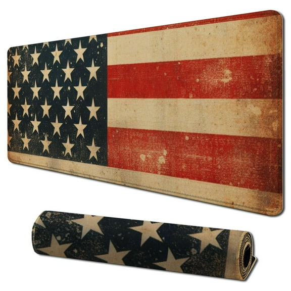 Large Extended Gaming Mouse Pad with Stitched Edges, Non-Slip Waterproof Rubber Base Mouse Pad for Office, Computer, Keyboard, Laptop and Home Desk Pad