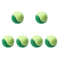 thumbnail image 3 of Bolas de entrenamiento de tenis de 6 PCS 2.52 "Bolas de práctica profesional de diámetro para principiantes para practicar la transición deportiva de Verde, 3 of 8