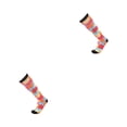 thumbnail image 1 of Guardurnaity Calcetines de compresión Transpirable Correr Ciclismo Elástico Antideslizante Protector de pantorrilla Adultos Estampado de flores Rompecabezas/S/M 2piezas, 1 of 6