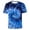 a-L18334, variant on Mens Short Sleeve Tie Dye Spiral Print TShirts Colorful Gradient Crewneck Loose Fit Tees For Summer Beach Daily Wear Multicolor XXXL