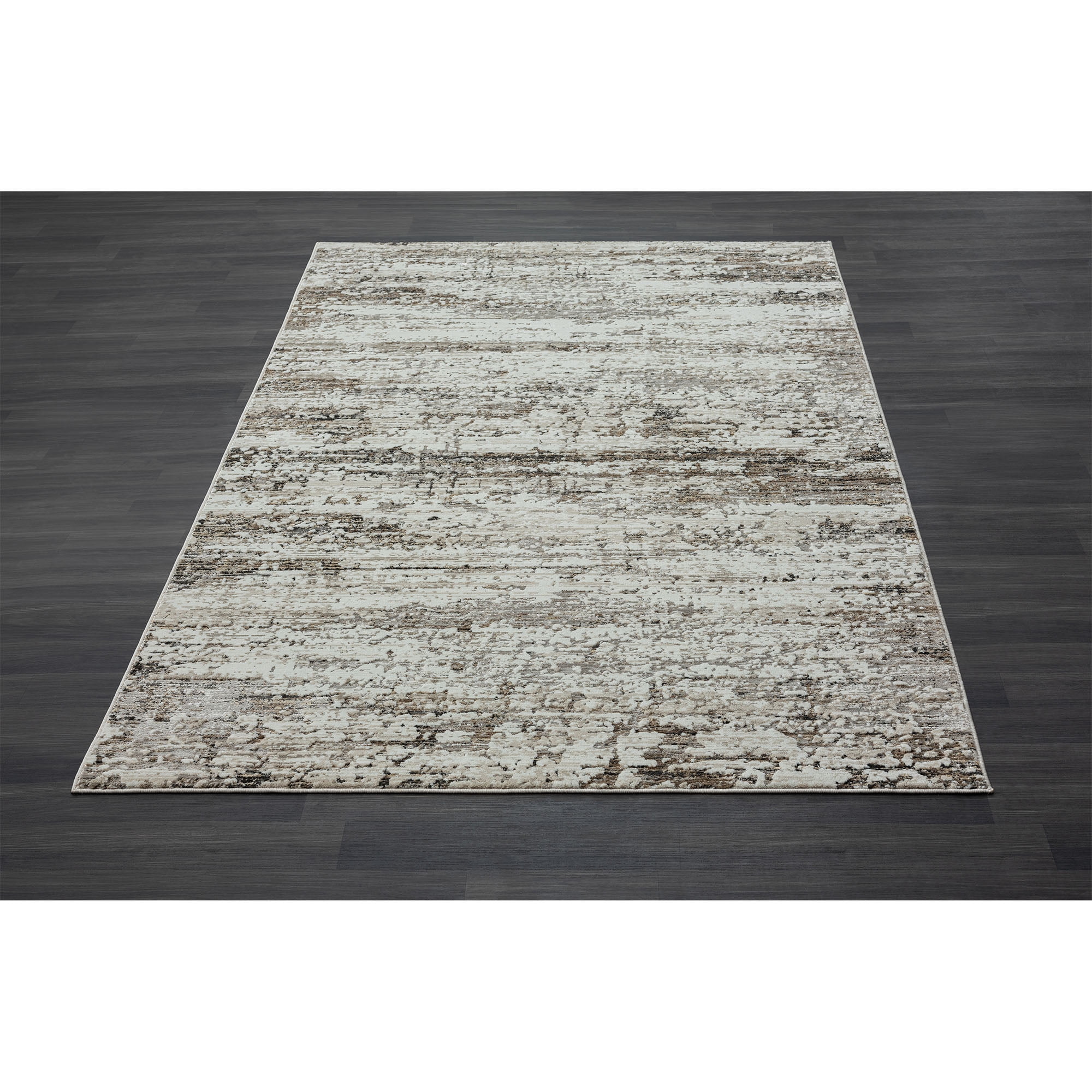 LR Home Brielle Sara Abstract Indoor Polyester Blend Area Rug, Dark Gray, 2' x 3'