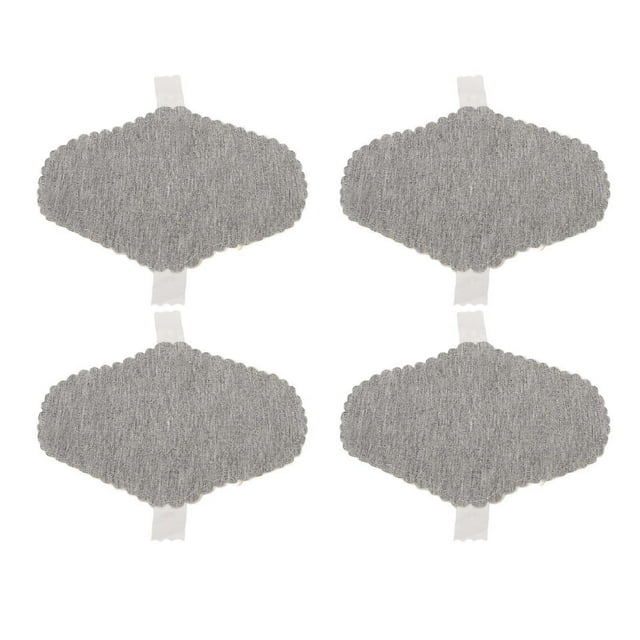 4PCS Washable Feminine Pads Gray Graphene Leakproof Breathable Reusable Sanitary Pads for Women S