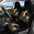 thumbnail image 3 of Pzuqiu Moon and Floral Pattern Car Seat Cover Full Set Breathable, Auto Interior Accessories, Suitable for Sedan Seats, Fit for Trucks, 3 of 10