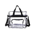 thumbnail image 1 of Btafrte Bolso Hombro para Mujer Bolso Mano Informal PVC Bolso Mano (negro), 1 of 10