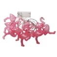 thumbnail image 1 of Guirnalda de luces de flamenco rosa para Halloween, Navidad, 1,5 m, 10 LED, para patio, jardín, dormitorio, boda, fiesta, decoración navideña, luz blanca cálida, sin batería., 1 of 5
