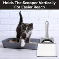 thumbnail image 6 of CatGuru Premium Cat Litter Scoop Holder, Scooper Caddy, Scoop Stand Pairs with Any Cat Litter Box and Fits Most Cat Litter Scoops (White), 6 of 6