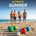 thumbnail image 4 of GoSports 90mm Backyard Bocce Set with 8 Balls, Pallino, Case and Measuring Rope - Made from Premium Resin, 4 of 7