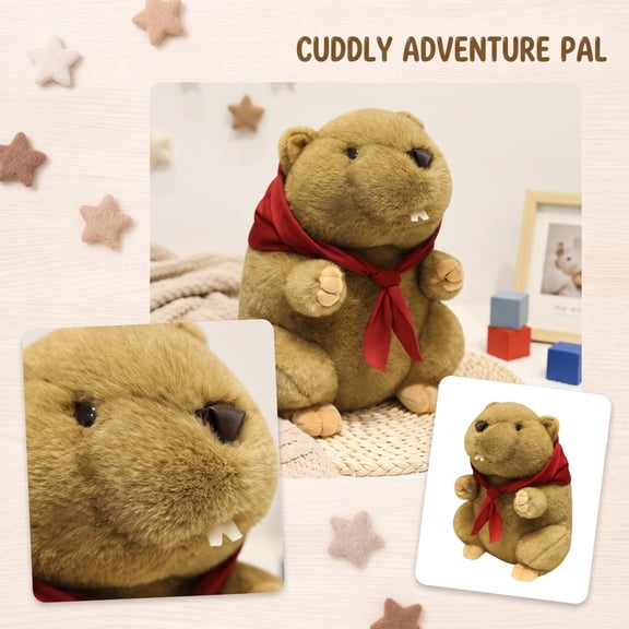 Soft Plush Doll Stuffed Animals Decorative Home Accent Cozy Room Figure Birthday Gift for Adults Collectors