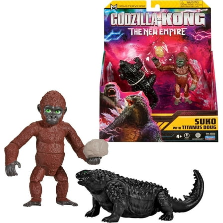 Godzilla x Kong: The New Empire 3.5-Inch SUKO WITH TITANUS DOUG Action Figure