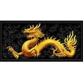 thumbnail image 1 of VIP.LINE Golden Dragon Aquarium Background Poster PVC Fish Tank Decorations Landscape (36" x 24"/ 91 x 61cm), 1 of 4