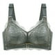 thumbnail image 1 of Sujetador push up de copa completa para mujer, ropa interior fina, inalámbrica, sin esponja, para chicas gorditas, pechos grandes, tallas grandes pequeñas, soporte superior, 1 of 6