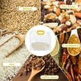 thumbnail image 5 of NOGIS 10 pcs Grain Moisture-Proof Sealed Bag, Smell Proof Dry Food Storage Bag with 10 pcs Lids, Transparent Resealable Large-Capacity Grain Storage Bags, Stand Up Food Storage Pouches (1.5L), 5 of 7