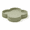 Sage Green, variant on DBOZE Ceramic-Look Clover Decorative Tray, Vanity Tray for Perfume, Jewelry, Candles and Bathroom Countertop, Modern Ribbed Catchall Tray for Coffee Table Décor,Sage Green