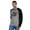Black & Gray, variant on Inkmeso Men's Quote Tshirt She Eating For Two. I™m Drinking For Three. Graphic Tshirt For Pregnancy Announcement