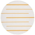 thumbnail image 4 of SAFAVIEH Montauk Oswald Geometric Striped Cotton Area Rug, Ivory/Gold, 5' x 8', 4 of 10