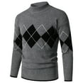 thumbnail image 1 of EGNMCR Chandails à Col Roulé pour Hommes, Col Montant, Chandail Mode à Manches Longues, Demi-Col Montant, Cadeaux pour Hommes, 1 of 8