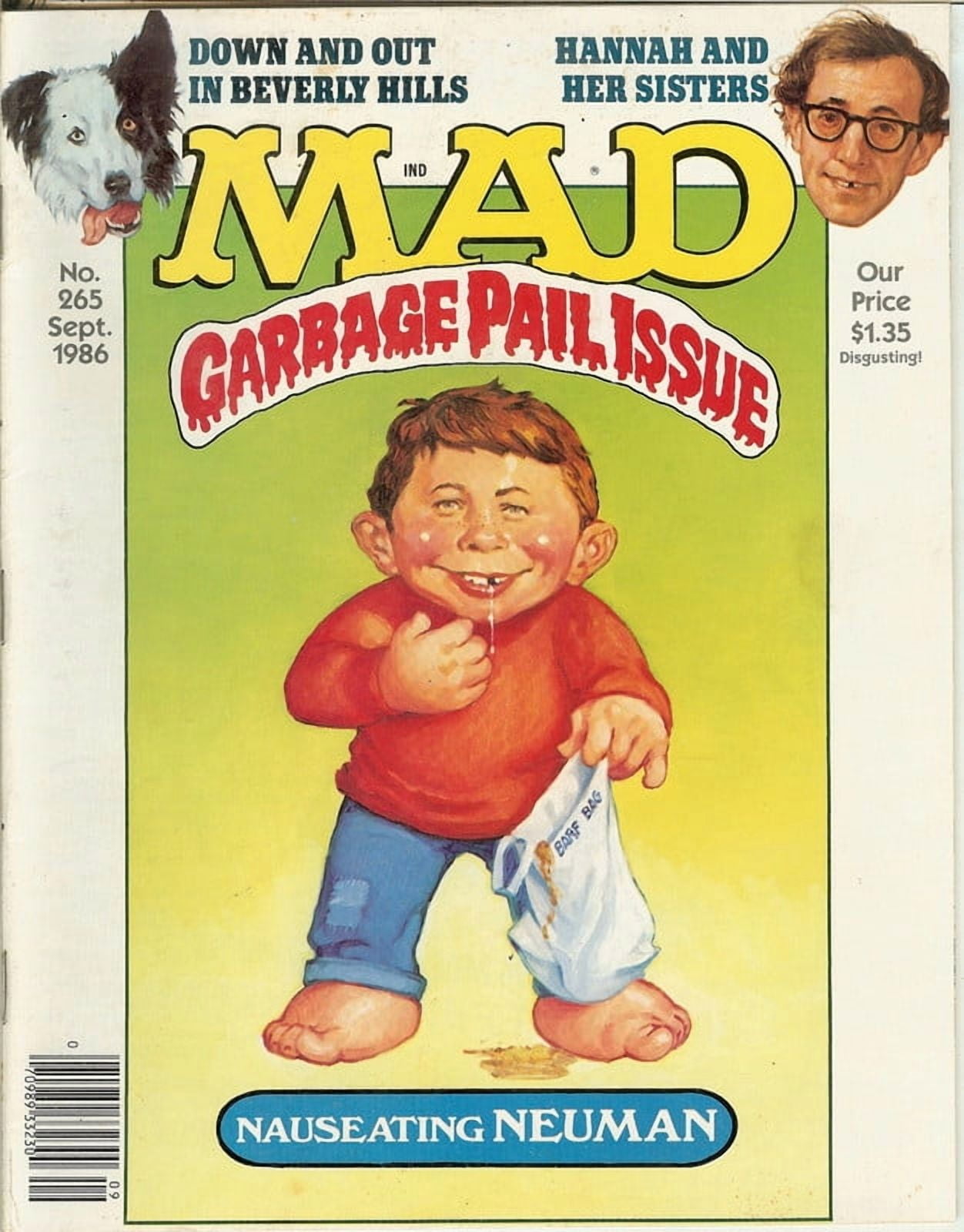 MAD Magazine Vintage Collectible #265 SEPT 1986