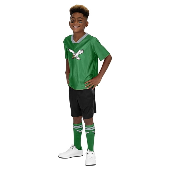 Conjunto Juvenil de 3 Piezas con Jersey de los Philadelphia Eagles Talla Pequeña