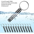 thumbnail image 4 of HNZHSL 12 Pcs Silbato de Emergencia Silbato de Supervivencia Silbato de Emergencia con Cordón Silbatos Aluminio con Aleación de Aluminio con Llavero Silbato de Supervivencia de Alto Decibelio Acampar, 4 of 7