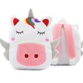 thumbnail image 1 of Kids Cute Animals Pattern Plush Backpack Boys Girls Kindergarten Rucksack Travel School Bags Y, 1 of 1
