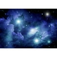 thumbnail image 2 of Idea4wall 4pcs Azure Nebula Galaxy Stick Wallpaper Removable Wall Murals Large Wall Stickers for Home Decoration, 66"x96", 2 of 5