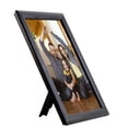 thumbnail image 2 of M&T Displays Opti Snap Poster Frame 8.5x11 Inch Black 1" Aluminum Front Loading Wall Mounting Picture Photo Document Certificate Sign Holder Mitered Corner Anti Glare Cover, 2 of 8