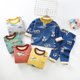thumbnail image 3 of Conjunto de pijamas de invierno para niños, ropa de dormir de algodón con dibujos animados, para el hogar, para niñas de 4, 6 y 8 años, 3 of 4