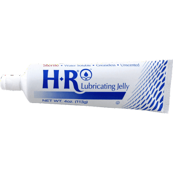 Hr Lubricating Jelly Sexual Lubricant Flip-Top Tube 4 oz