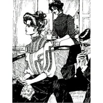 Folkwear Gibson Girl Blouse #205 High Collar Ladies Shirt Top 1900's Reproduction Sewing Pattern (Pattern Only) folkwear205