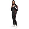 thumbnail image 5 of Cultura Men's Sweatsuit w/ Zipper Pockets, Zip Up Hoodie Track Suit for Running Jogging Sports Casual, Black/Red/White, Medium, 5 of 5