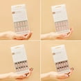 thumbnail image 6 of ZPAQI Medium Almond Acrylic Nails Black French Tip 30Pcs Press On Nails Manicure, 6 of 18