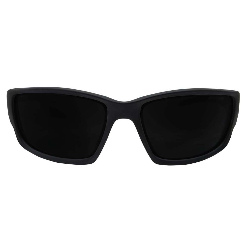 Edge Eyewear Safety Glasses,Smoke Lens Color,Black SK136