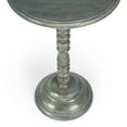 thumbnail image 6 of Butler Specialty Company Dani Solid Wood Pedestal 16"W Accent Table - Gray, 6 of 7