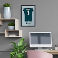 thumbnail image 2 of Jalen Hurts Philadelphia Eagles Home Jersey Framed Art Print, 2 of 2