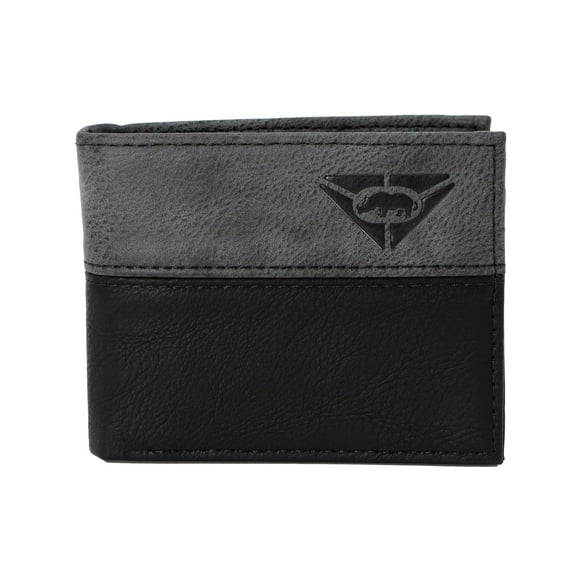 Ecko Unltd World Famous Rhino Men's Bifold Wallet Black