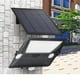 thumbnail image 4 of Lámpara de pared de jardín con luz LED de inducción de cuerpo activada con luz alimentada por energía solar impermeable al aire libre, 4 of 8