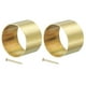 thumbnail image 1 of Uxcell 2 Pcs Cubierta de Pie de Muebles de Latón, 1.69 x 1.77 x 1.18 Pulgadas, Cubiertas Redondas para Patas de Muebles, Protector de Suelo para Silla, Mesa, Sofá, Cama, 1 of 6