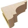 thumbnail image 6 of 3"W x 9"D x 6"H Classic New Brighton Rough Cedar Woodgrain TimberThane Corbel, Primed Tan, 6 of 6