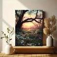 thumbnail image 6 of Sunset Meadow Daisy Canvas Wall Art Print, Living Room Bedroom Office Study Home Decor, 6 of 8