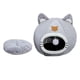 thumbnail image 4 of Cama para gatos suave y relajante, caseta para mascotas, fondo antideslizante, semicerrada. S, 4 of 9