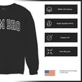 thumbnail image 6 of Gym Bro Crewneck Sweatshirt Fitness Alpha Sigma Workout Rat Pump Cover Rizz, 6 of 7
