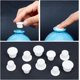 thumbnail image 5 of 50 tapones de silicona para salero y pimentero, de 5 tamaños, de 10 mm, 11 mm, 12 mm, 13 mm y 14 mm de diámetro, reutilizables, color blanco, redondos., 5 of 9