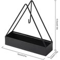 thumbnail image 2 of Wooden Luna Moth Lamp Crystal Shelf Lamp Storage Rack, 2 of 2