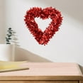 thumbnail image 4 of Coronas artificiales con forma de corazón para San Valentín, ideales para interiores y decorativas. rojo, 4 of 9