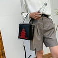 thumbnail image 6 of YOUI-GIFTS Tower Print Crossbody Shoulder Bag,Pu Chinese Takeout Box Totes Purse for Women, 6 of 7