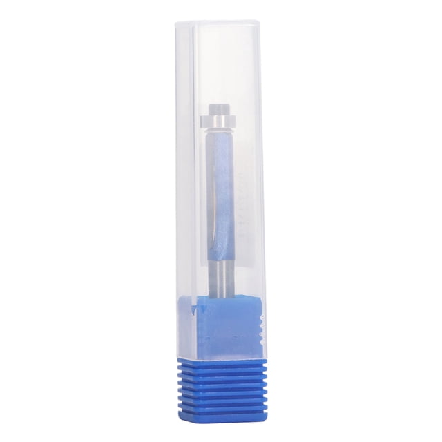 Broca enrutadora de corte al ras, vástago redondo de 1/4 pulgadas, fresa de carburo de 1/4x3/8x30 para carpintería