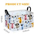 thumbnail image 2 of Cesta de Ropa DUYIY con Diseño de Perro 38x26x25 cm con Asas, 2 of 7