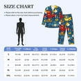 thumbnail image 6 of Bingfone Men'S Pajama Set 2 Piece Loungewear Pjs, Long Sleeve With Pajama Pants-Vehicles Cartoon, 6 of 9