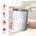 thumbnail image 5 of Floral 12oz Stainless Steel Coffee Mug – Double-Wall Insulated Cup with Spill-Resistant Lid, 360° Full-Print Design, Keeps Drinks Hot & Cold for Home, Office, Travel,Thanksgiving,Christmas, Spring, 5 of 5